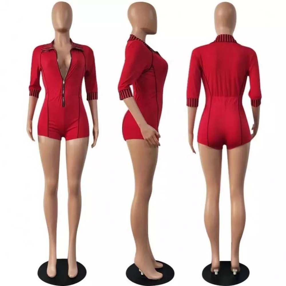 Red romper